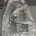 Travel Toiletry Bag for Women and Men, Matte Translucent Toiletry Bag with Handy Handle, Makeup Cosmetic Organizer Bag for Travel Toiletries Accessories (White)