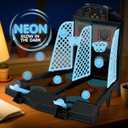 Table Top Games, Glow in The Dark Mini Basketball Game - Desktop Games for KidsDesk Toys for Office for Adults - Basketball Gifts for Boys 3 4 5 6 7 8 9 10 11 12