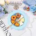 COLOSUS Light Blue Plastic Party Bowls (60 Pack) 12 Oz Disposable Soup/Salad Bowl, Fancy Shatterproof Dinnerware for Easter, Catering, Holidays, Weddings, and Everyday Use