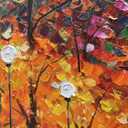 Alenoss Abstract Canvas Paintings 3D Modern Oil Paintings on Canvas 28x40 Inches Contemporary Colorful Wall Art Romantic Couples Blue Artwork for Home Decorations