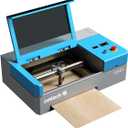 OMTech K40+ 45W CO2 Laser Engraver, 12"x8" Desktop Laser Cutter & Engraving Machine for Home Use, LaserGRBL LightBurn Compatible, Adjustable Laser Head Air Assist for Wood Glass More
