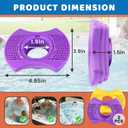 2 Packs Hot Tub Spa Mineral Filter Cartridge for Dimension One Spa Filter - 01512-261 Spa Replacement Parts - Compatible with Vision Hot Tub Filter - Purple & Orange