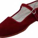 Shoes 18 Women's Foldable Portable Travel Ballet Flat Shoes w/Matching Carrying Case (11, 118 Burgundy Micro)