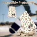 Christmas Phone Case for Google Pixel 9/9 Pro - Clear Transparent Soft TPU Case with Xmas Gingerbread Man Pattern, Cute Protective Cover for Boys Girls (6.3 Inch)