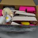 Kids Kitchen Playset, 36.22'' Play Kitchen for Toddlers 1-3 with Steam, Sound & Light, Cooking Stove, Play Sink, Oven and Toy Kitchen Accessories, Kitchen Set for Toddlers Girls 3 4 5 (Pink)