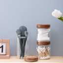 Kanwone Airtight Food Storage Containers with Bamboo Lids Set of 3, Stackable Food Storage Containers, Glass Canisters for Pantry, kitchen, Flour, Sugar, Tea, Coffee, Pasta, Cookies, Rice and Spice