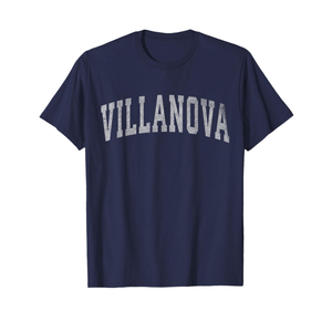Villanova Name Vintage Retro Gift Men Women Boy Girl T-Shirt, Size M