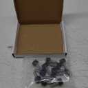 Adjustable Furniture Levelers Screw Stainless Steel Leveling Feet 1/4" Threaded Screw Table Levelers Chair Levelers Feet for Table Chair Cabinet Furniture Legs-12 Packs Small