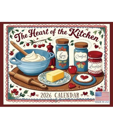 Heart Of Kitchen Calendar 2026 Monthly Wall