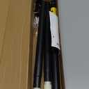 FIRJOY Closet Rods for Hanging Clothes (Black, 18.0" - 52.0")