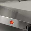 Elite Gourmet EWM-6171 Triple 3 x 2.5 Qt. Trays, Buffet Server, Food Warmer Temperature Control, Clear Slotted Lids, Perfect for Parties, Entertaining & Holidays, 7.5 Qt Total, Stainless Steel