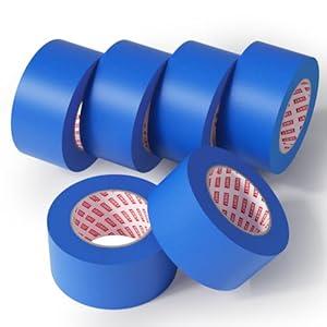 SWRT Painters Tape 2 Inch Wide x 55 Yards, 6 Rolls (330 Yards Total), Blue Painters Tape, Washi MultiSurface Masking Tape with Clean Removal for Painting Walls & Trim
