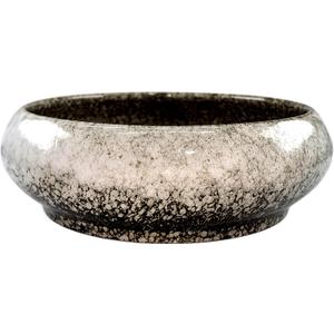 Garden Bowl Planter Water Plant Pot Water Lily Pots Hydroponic Planter Bonsai Pots Garden Decorative Cactus Stand Flower Container Daffodil Pot Bowl (Ivory White)