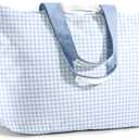 Fit & Fresh Large Beach Bag for Women - Extra Large Travel Tote With Pockets