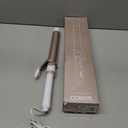 Conair Double Ceramic 1 -Inch Long Barrel Curling Iron, 1-Inch Barrel Creates Loose Curls, Hair Curler for Use on Medium & Long Hair, White/Rose Gold