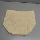 ASIMOON Tummy Control High Waisted Underwear for Women Cotton Plus Size Full Coverage Panties Ladies Briefs (Beige, M)