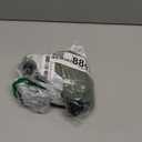 Blooming Jelly Womens Swim Skirt High Waisted Bikini Sets Tummy Control Swimsuits Mesh Sarong Wraps Bathing Suits (Medium, Green/Black)