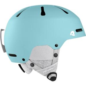 Retrospec Comstock Ski Helmet - Snowboard Helmet for Adults & Youth - Adjustable Fit Snow Helmet with Protective Shell and Breathable Vents for Men, Women, Boys & Girls (Matte Blue Ridge)