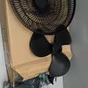 PELONIS 16 inch Pedestal Fan for Bedroom , Oscillating Fan, 3-Speeds, 90 Oscillation, Adjustable Height, Floor Fan, Standing Fan for Living Room, Kitchen, and Home office, Black