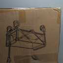 Collapsible Folding Beach Wagon,Utility Grocery Wagons Carts Foldable with Wheels for Sand Camping Sports Shopping Outdoor. (Black)