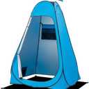 BRIAN & DANY Pop Up Shower Tent, Portable Privacy Camping Changing Tent, Camp Toilet Bathroom Pod with Rain Shelter & Windows, UPF 50+ & Waterproof, 47.2" x 47.2" x 74.8"