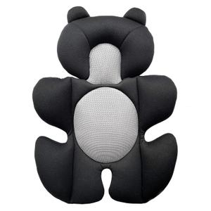 G Ganen Baby Comfort Support Cushion Stroller and Seat Comfort Cushion Insert Liner (Black Bear)