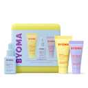 BYOMA So Bright Set - Barrier Repair Skincare Set for Brighter Skin - Creamy Jelly Cleanser, Brightening Face Serum & Ceramide Face Moisturizer - Alcohol Free Skin Care - 30ml, 15ml, 15ml
