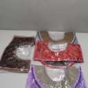 Riakrum 4 Pcs Toilet Seat Covers Pads for Bathroom Comfortable Toilet Seat Cushion Cover Soft Thicker Warmer Washable Pad with Zipper Home Reusable(Modern,Gray, Violet, Red, Brown)