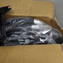 Delog Narrow Folding Walker for Seniors with Trigger Release and 5 Inches Wheels, Lightweight Supports Up to 350 lbs, Aluminum Folding Walker for Elderly, Handicapped and Disabled (Gray)