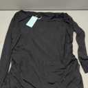 Darong Women's Off Shoulder Slim Fit Long Sleeve Top 9026 Black X-Large