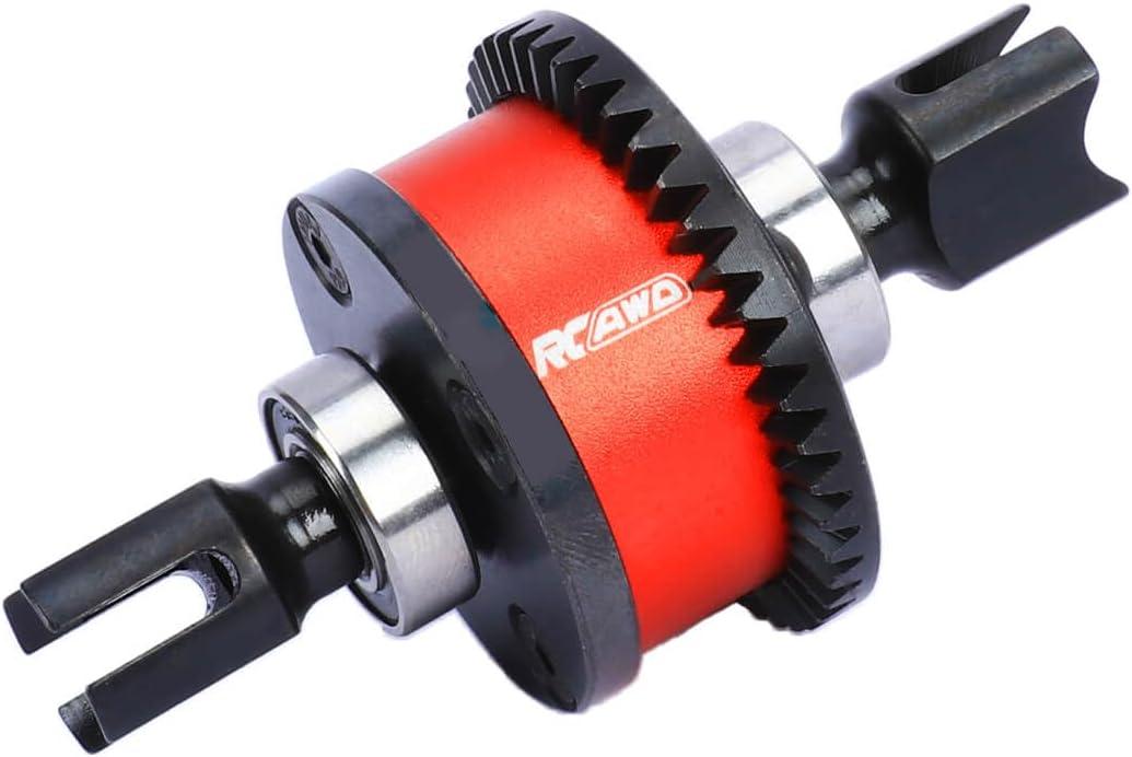 RCAWD 43T Front Rear Differential with 40CrMo Steel Bearing Base for Arrrma 1/7 Felony Fireteam Infraction 6s blx 1/8 Mojave Kraton Notorious Diff Gear Typhon 6s Upgrades Part