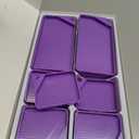 ARTDOT 30-Piece Stackable Tray Set Diamond Art Kits for Adults, Interlocking Diamond Painting Accessories and Tools(Purple)