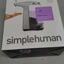 simplehuman 8 oz. Touch-Free Sensor Liquid Soap Pump Dispenser with Soap Sample, Brushed Nickel