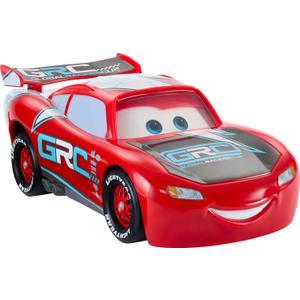 Mattel Disney and Pixar Cars Lightning McQueen Toy Vehicle & Accessories, Global Racers Cup Drift & Race Car with 2 Modes of Play