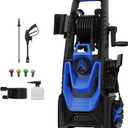 Pressure Washer -5000PSI Power Washer with Foam Cannon 4 Quick Connect Nozzles, High Pressure Cleaning Machine for Driveways/Patios/Cars/Fences/Home Cleaning