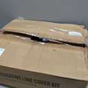 Kalkehay 3" W x 16.1Ft L Brown Line Set Cover Kit for Ductless Mini Split Air Conditioners, PVC Decorative Cover for Central AC and Heat Pump Systems Tubing Cover