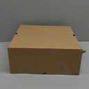 Ermonn Womens Knee High Boots Wide Calf Flat Low Heel Side Zipper Faux Leather Fashion Winter Riding Boot (6.5, Brown)