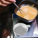 100PCS Aluminum Weighing Dishes with Finger Handle, 30ml Heavy Duty Tin Foil Weighing Boats for Laboratory, Powder, Liquid - Disposable Aluminum Foil Pans for Moisture Analyzers & Milligram S