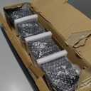 Kazai. Wall-Mounted Coat Rack 'Toke' - Modern Design Coat Rack with Hidden Wall 5 Hooks - Solid Wood Veneer Panel Coat Hanger - Oak, Black