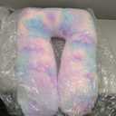 FHSGGP Travel Pillow Car Pillow Kid Car Sleeping The Sleeping Aid for Adults and Kids on Road Trips Kids Travel Pillow Colorful Pink