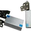 LCD Screen Shaft Hinges Right + Left Set Replacement for Dell Latitude 5320 E5320 360 /Latitude 5330 2in1, 0GCKXW 04FWPJ