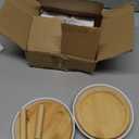 GeryVtee 2-Pack Round Pottery Molds Wood Pottery To ols with Handle Top Forms for DIY Bowls Plate Dish Slump Press Art Making Pottery Tools for Handbuilding(4.5" 5.5" 6.5")
