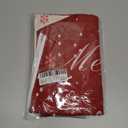 Merry Christmas Tree Red House Flag 28x40 Inch Double Sided Outside Winter Silver Snowflake Xmas Bells Seasonal Yard Outdoor Flag Banner for Garden Lawn Patio Holiday Decorations