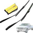 1 Pair Front Windshield Wiper Arm & 18" Blade Kit 22110157 Compatible with Chevrolet GMC C1500 C2500 C3500 K1500 K2500 K3500 1988-1994, Fit for Chevrolet GMC Suburban 1992-1994