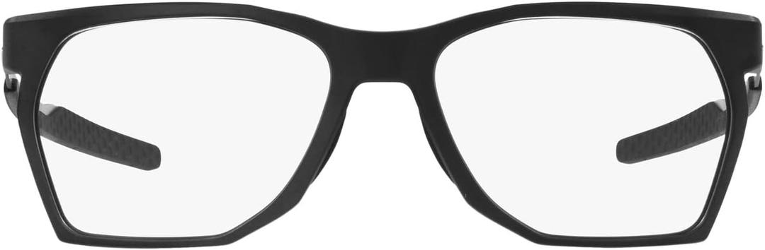 Oakley men's Ox8059 Ctrlnk Rectangular Prescription Eyewear Frames (Satin Black/Grey/Demo Lens)