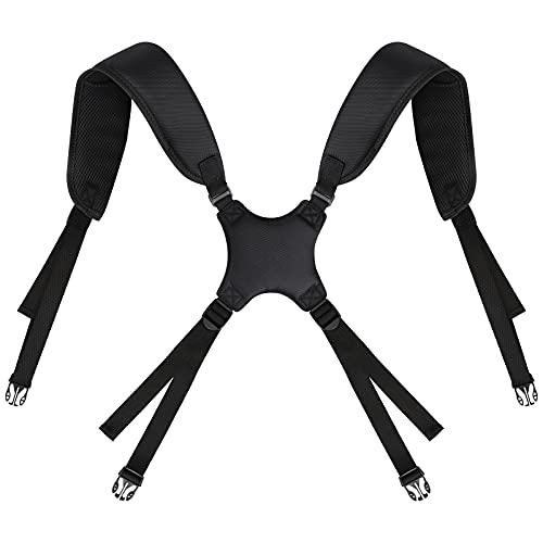 CRAFTSMAN GOLF Black Quick Side Release Plastic Buckle Golf Bag Shoulder Straps Replacement for Titleist