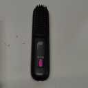 Go Brush Pro - Cordless Hair Straightener Brush Portable Comb for Travel, USB Charging, Fast Heating, with LCD Display (Black)