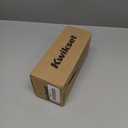 Kwikset Hancock Entry Door Knob with Lock and Key, Secure Keyed Handle Exterior, Front Entrance and Bedroom, Satin Nickel, Pick Resistant SmartKey Rekey Security and Microban