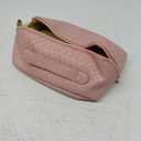 Louenhide Lucinda Woven Cosmetic Case Pink | Vegan Leather Travel Bag