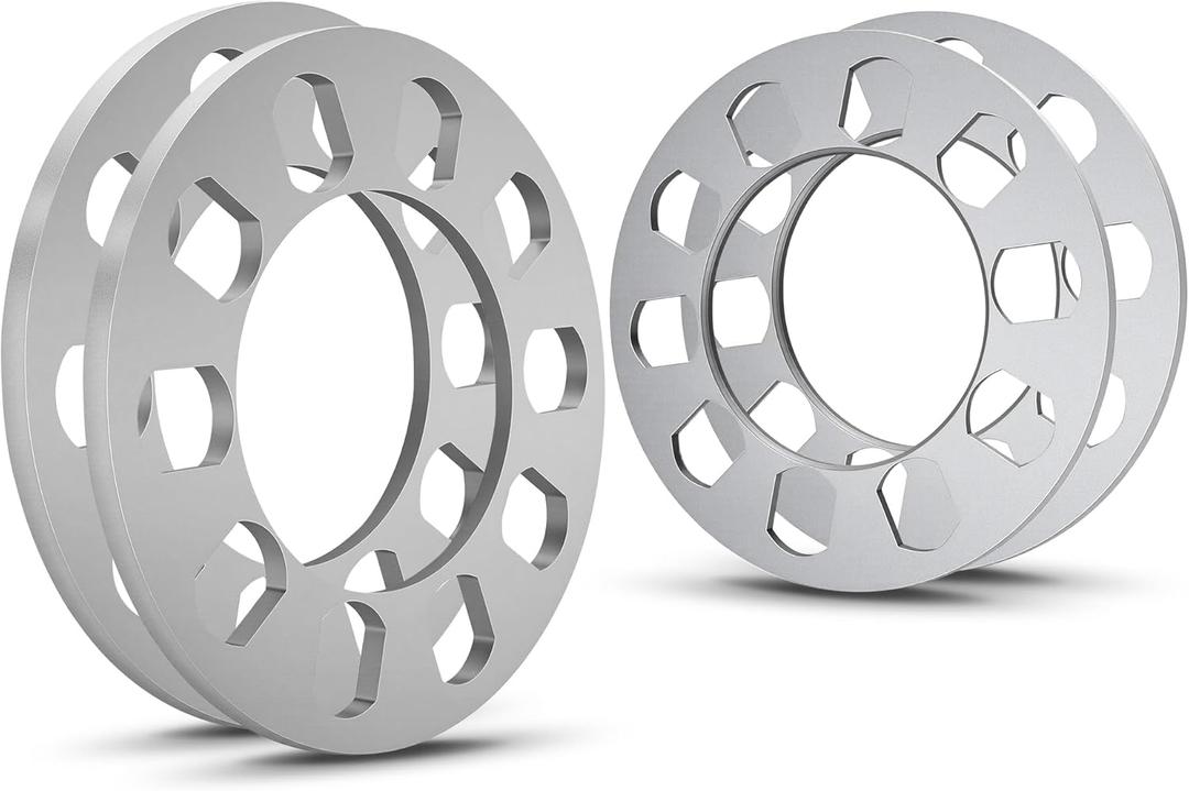 4PCS Universal Wheel Spacers 3/10 Inch (7.8mm) for 5 Lug Wheel Spacers Vehicles Fits Bolt Patterns 5x4.25, 5x110, 5x112, 5x4.5, 5x115, 5x120, 5x4.75, 5x5.0 Cars & Light Trucks
